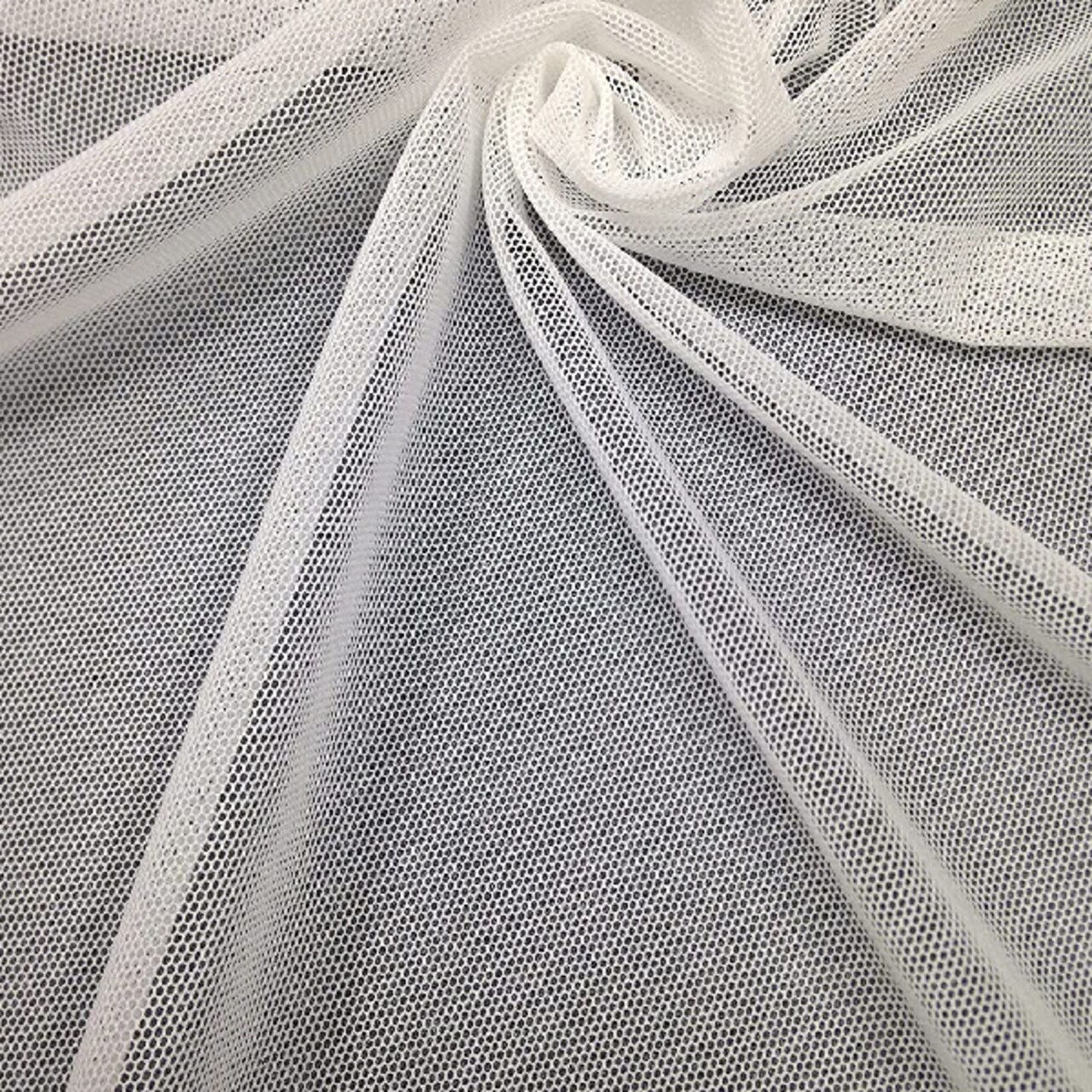 1 Yard Micro Stretch Mesh Nude Fabric, 100% Polyester, 60" Wide